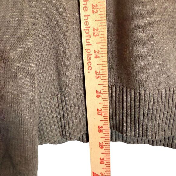 JCrew Sz XL 100% Cotton Sweater Neutral‎ Light Academia Cabincore Preppy - Picture 10 of 12